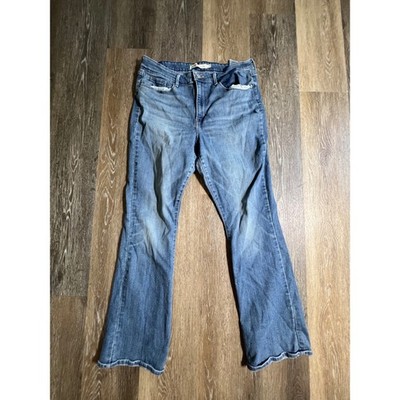 Levi Strauss Signature Bootcut Jeans Womens 16 Blue Good Mid Rise Denim