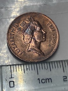 Fidschi 2 Cents 2010 – Queen Elizabeth II. / Fan Palm – Bronze Münze
