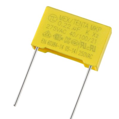 2x Sicherheitskondensator MKP X2 0,22uF 224K AC 275V 22,5mm
