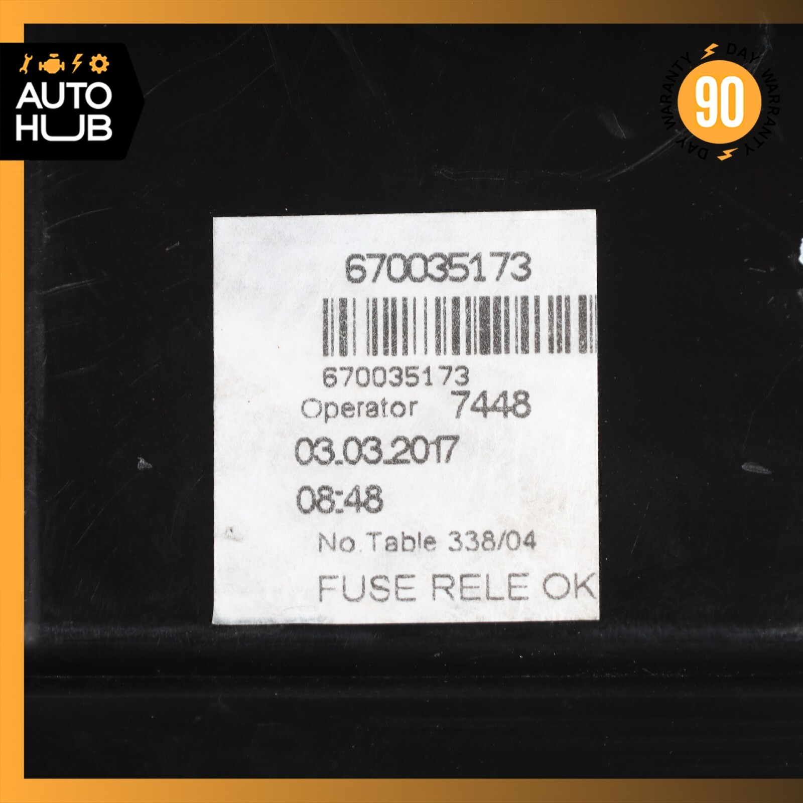17-20 Maserati Levante S M161 3.0L Front Under Hood Fuse Box 670035173 OEM 26k