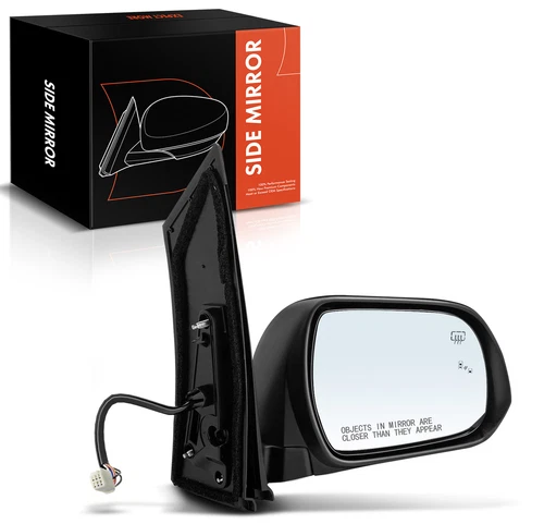 Passenger Side Powered Mirror w/ Heated & Blind Spot for Toyota Sienna 2013-2017
