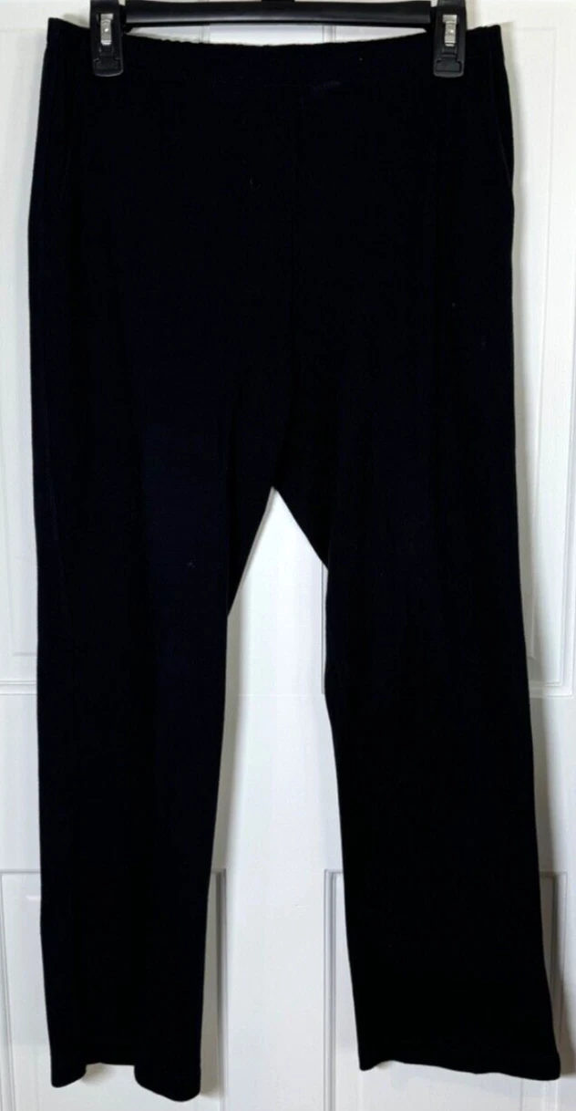 CROFT & BARROW WOMENS PANTS CAPRI SIZE SMALL PETITE BLACK 100% COTTON NEW