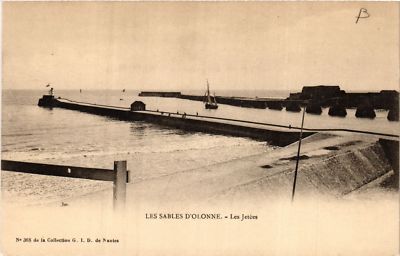 Old postcard Les SABLES-d'OLONNE - Les Jetées (636988)