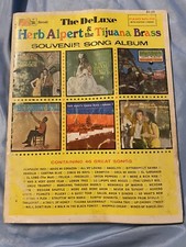 Vintage the deluxe herb alpert  the tijuana brass souvenir song album