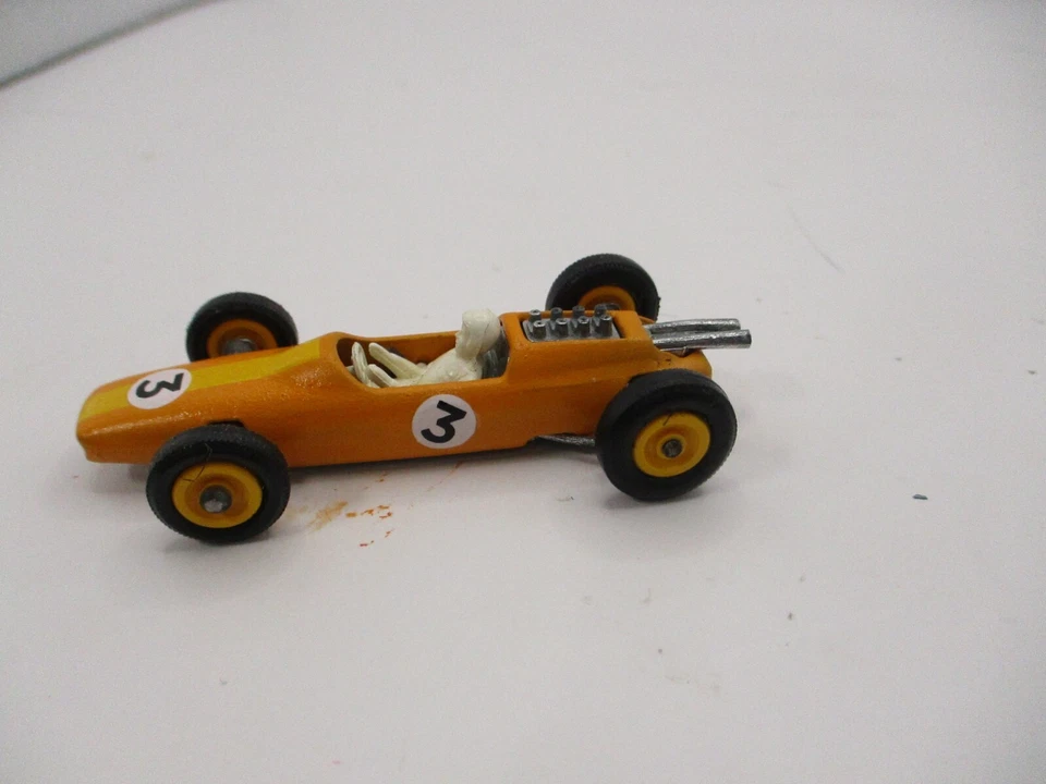 Lesney Matchbox #19d Lotus F1 Racing Car Restored Near Minty Rare Orange code3 - Image 4 of 4