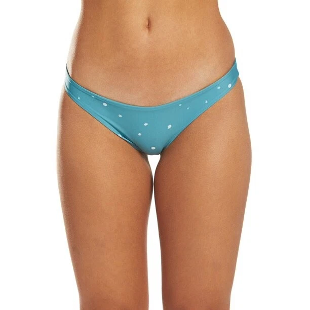 Bikini Hurley Pequeño XS Verde Lunares Ajustable Surf Top Verde Azulado Tirantes Natación Nuevo con Etiquetas Foto 3 de 4