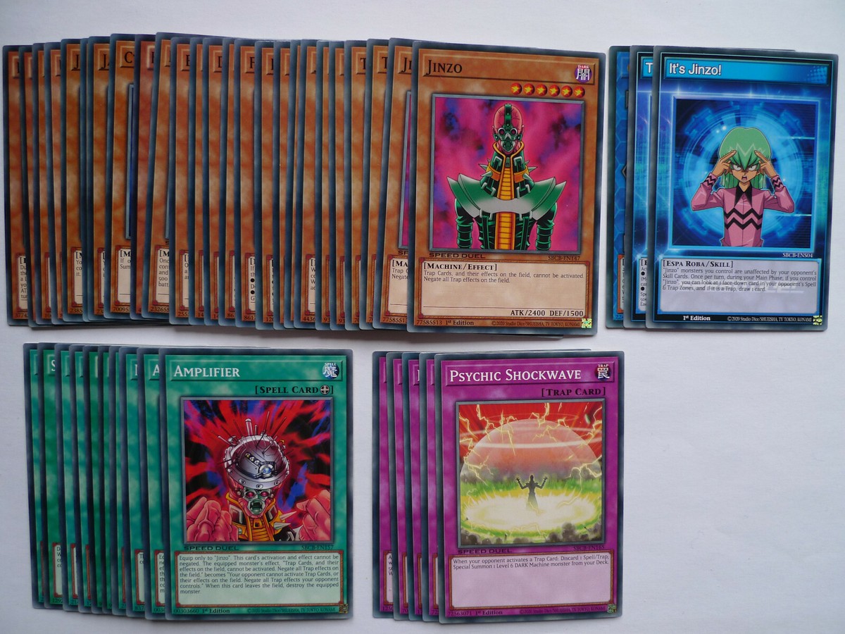 Jinzo / Espa Roba Deck * Advanced + Speed Duel * Yu-gi-oh Jinzo / Espa Roba Deck * Advanced + Speed Duel * Yu-gi-oh
