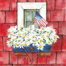 Boston International - Patriotic Planter Cocktail Napkins - C000144