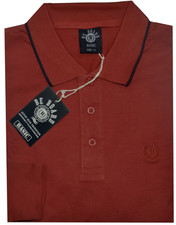 MAGLIA POLO UOMO taglia M L XL XXL 3XL cotone 100% manica lunga coccio