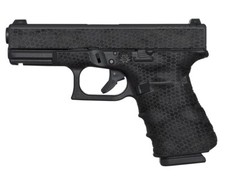 Glock 19 Gen 4 Decal Grip - Digital Snakeskin Black