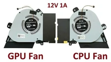 ASUS ROG Zephyrus M15 GU532GU GU532GV GU532LV GU532LW CPU GPU Cooling Fan 12V 1A