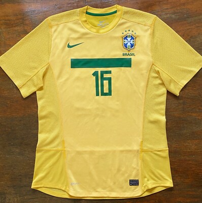 Brasil 2011 Nike matchworn soccer jersey Alex Sandro Juventus