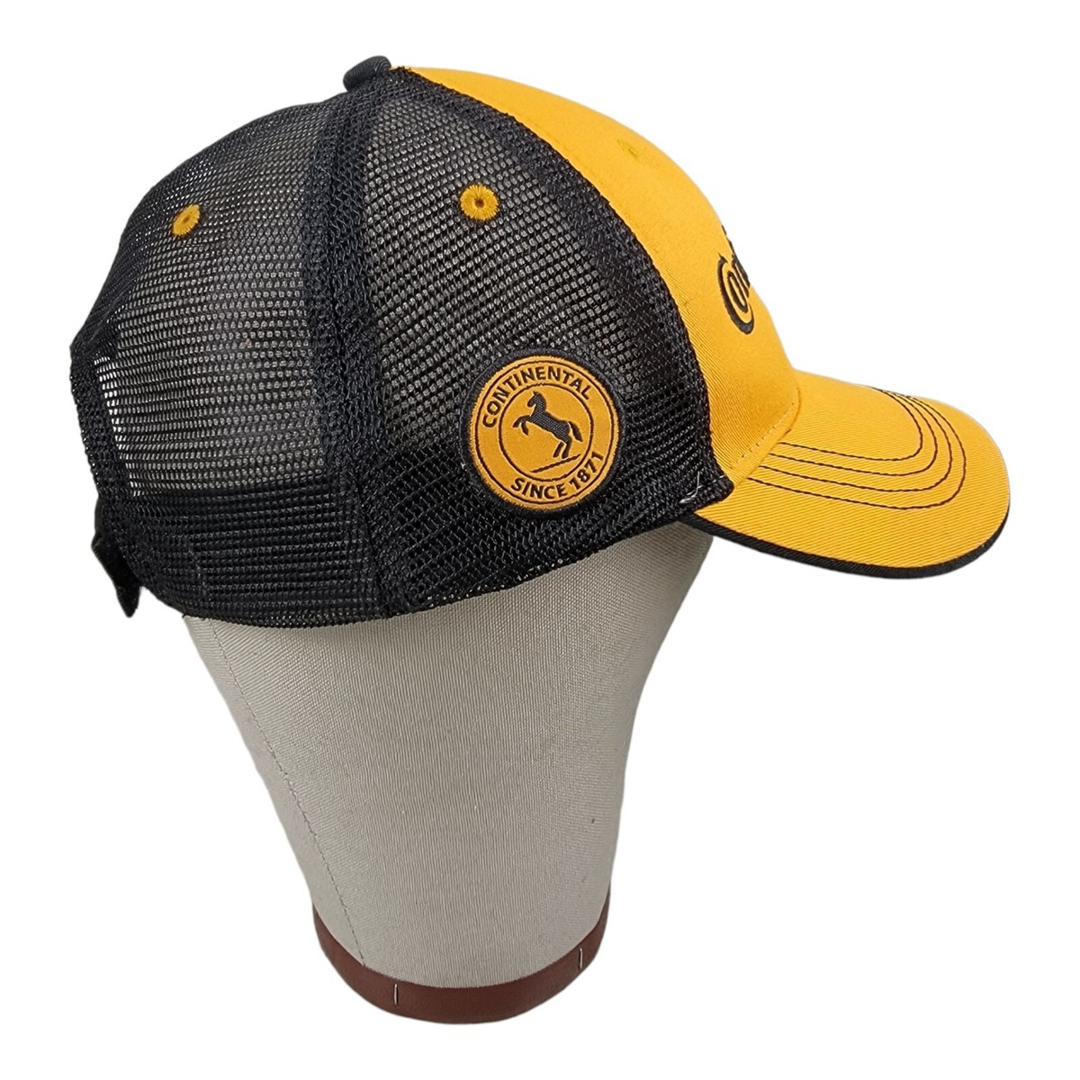 Casquette Trucker CRESSI Noir/Jaune - Maille Respirante Arrière, Devant Structuré, Taille Unique Unisexe - Pour Sport, Plein Air, Plage