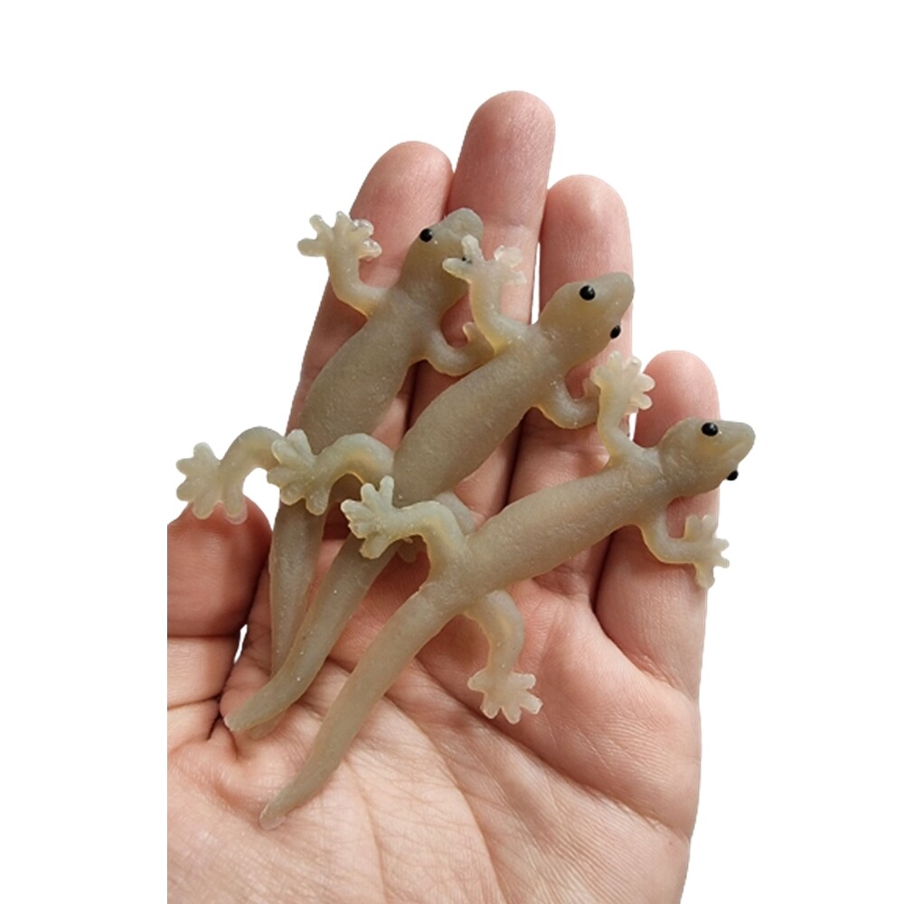 Fake Realistic Lizard Rubber Reptile Animal Toy Gecko Cat Toy