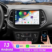 10.1" For Jeep Compass 2017-2020 Android14 Auto Carplay Car Radio GPS Navigation