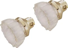 NEW TOOLBASIX SET OF CRYSTAL GLASS DOOR KNOBS AND SWINDLE SALE 8882185