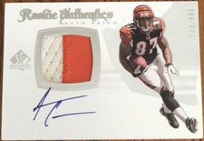 2008 SP Authentic Rookie Jersey Autograph Andre Caldwell #278 #’d 839/999