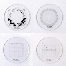 20.4mm Optical Glass Eyepiece Reticle Microscope Ocular Micrometer Slides