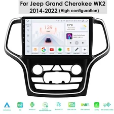 6+64GB Car Stereo Radio GPS Head Unit Carplay For Jeep Grand Cherokee 2014-2022