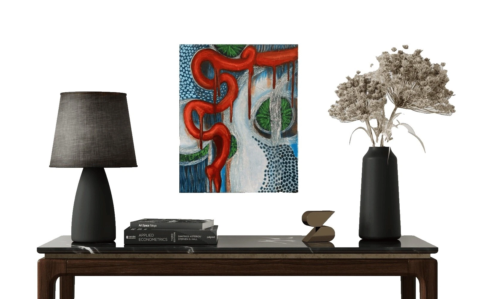 Acrílico Art Deco Arte mixta y Collage Arte