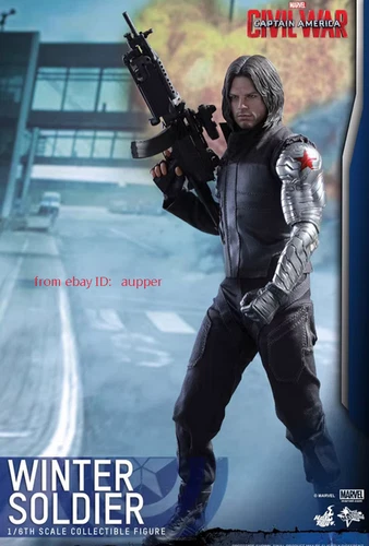 Hot Toys 1/6 Mms351 Capitán América: Civil War Winter Soldier En Stock Nuevo