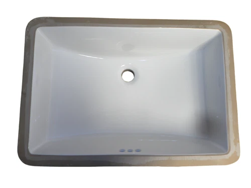 Signature Hardware Myers 447961 21" Rectangular Undermount Bathroom Sink, White - Picture 2 of 2