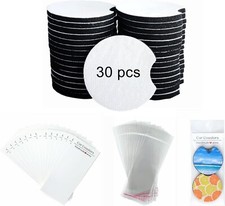 60PCS Sublimation Coasters Blanks, Round Car Coasters Sublimation Blanks Set,...