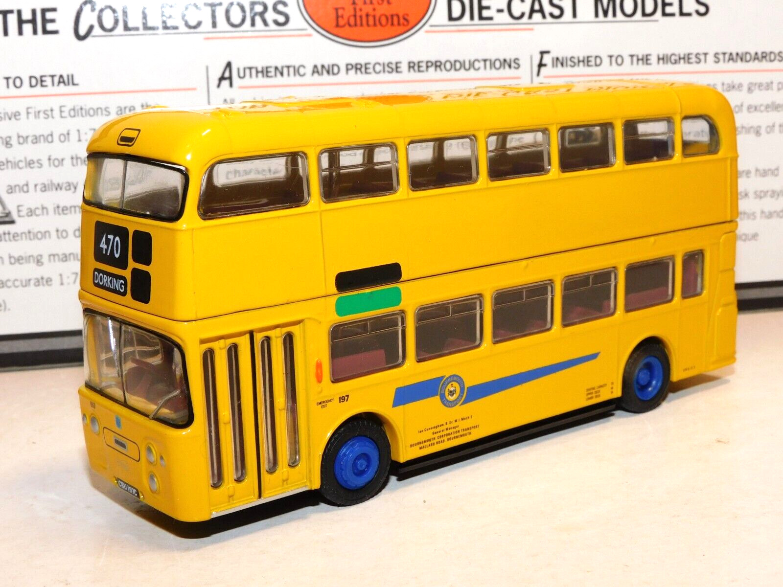 EFE DAIMLER FLEETLINE BUS BOURNEMOUTH ON LOAN TO LONDON COUNTRY 1/76 24402A