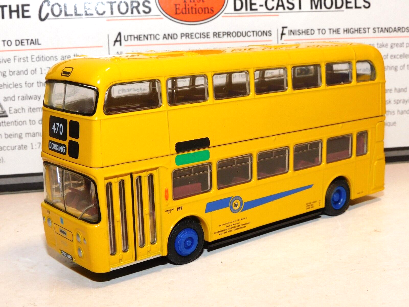 EFE DAIMLER FLEETLINE BUS BOURNEMOUTH ON LOAN TO LONDON COUNTRY 1/76 24402A