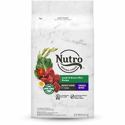 NUTRO NATURAL CHOICE Small Bites Adult Dry Dog Food Lamb and Brown Rice Recip...