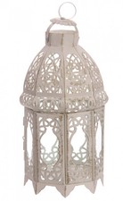 DECORKEY 2 Marokkanische Laternen - 20 Cm Metall-Laternen Für Ramadan & Weihnachten