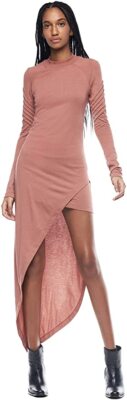 Women's Asymetrical Mini Moto Dress - Jonny Cota Studio - Black / XS | eBay