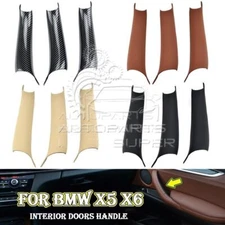 3Pcs for BMW X5 F15 X6 F16 2014~2018 Interior Door Handle Pull Trim Cover