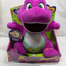 FisherPrice "Barney" Heart Glow Plush Toy W/40 Songs Phrases Sounds New In Box