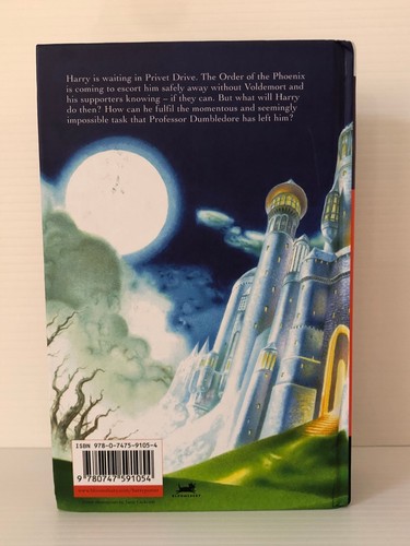 Harry Potter And The Deathly Hallows JK Rowling 1st Edition Hardcover Excellent - Foto 10 di 11