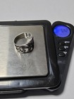 used sterling silver floral ring marked 925 size 9.25 5.4gr — photo 6