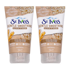 St. Ives Gentle Smoothing Face Scrub & Mask Oatmeal 150ml - 2 Pack