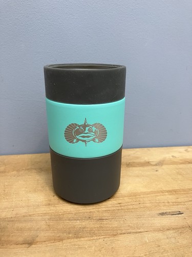Toadfish Insulated Stainless Steel Non-Tipping Can Cooler Teal