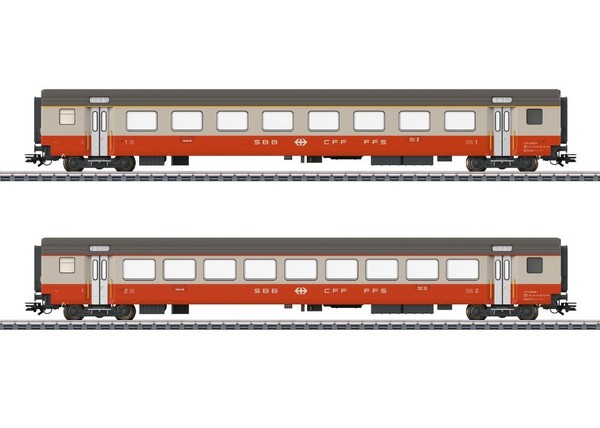 MäRklin 42191, Ew Iii Wagen Swiss Express, Sbb, Innenbeleucht., Neu & Ovp, H0 Ac-image