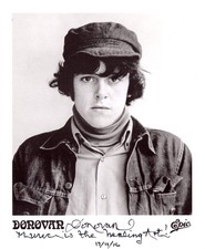 SONGWRITER Donovan autograph, signed photo