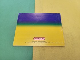 Superspike V'Ball Copa Mundial de F&uacute;tbol Voleibol Manual de Instrucciones Solo Nintendo NES