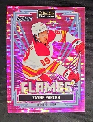  Pink Pulsar Zayne Parekh 25-26 O-Pee-Chee Platinum - Retro Rookies  #R-95 RC