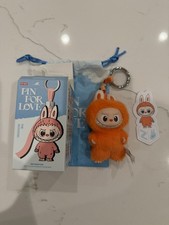 POP MART Labubu The Monsters Pin For Love Series Mini Vinyl Plush Doll Pendant Z