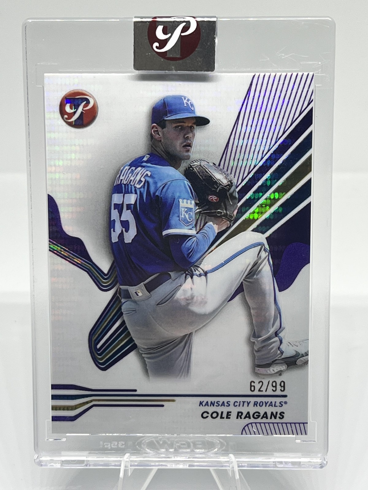 2024 Topps Pristine #183 Cole Ragans Pristine Purple Refractors #/99