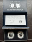 2024 Morgan & Peace Silver Dollar • Reverse Proof SET with OGP & COA 🔥MINT🔥