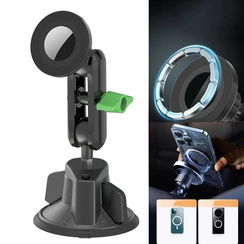 Support Téléphone Voiture avec Ventouse Forte et Angle Réglable 360 Degrés - Photo 12 sur 14