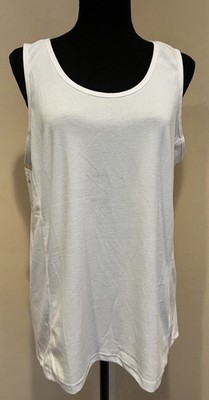 Old Navy Women s White Tank Top Size Large NWT