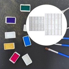 40 Pieces Watercolor Half Pans Travel Tin for Art Drawing Sketching Gouache