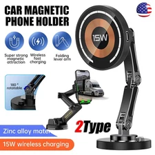 Universal 360° Pro Strong Magnetic Suction Car Phone Holder Dashboard Mount NEW