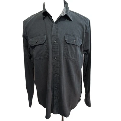 Chemise Wrangler Noire Vintage Comfort Flex avec Poches manches longues Taille L - Photo 1/4